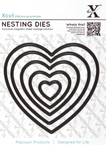 Nesting Dies (5pcs) - Heart